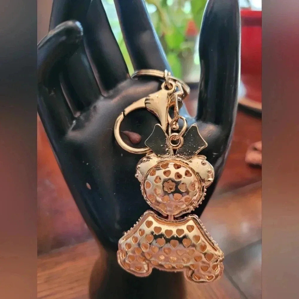 Bag Charm little girl bear - Picture 2 of 3